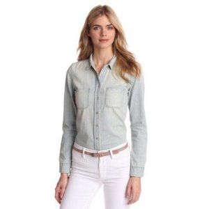 Calvin Klein Jeans Women`s Fitted Denim Shirt